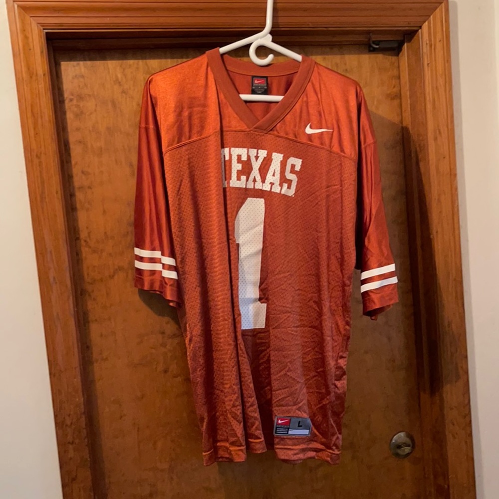 Texas Longhorns NCAA football jersey large NIKE